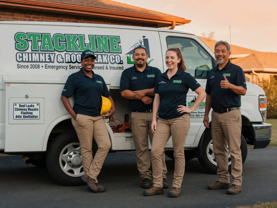Chimney flashing repair company in Lake City, PA